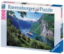 Ravensburger Puzzle 2D 1000 elementów: Fiord w Norwegii 15804