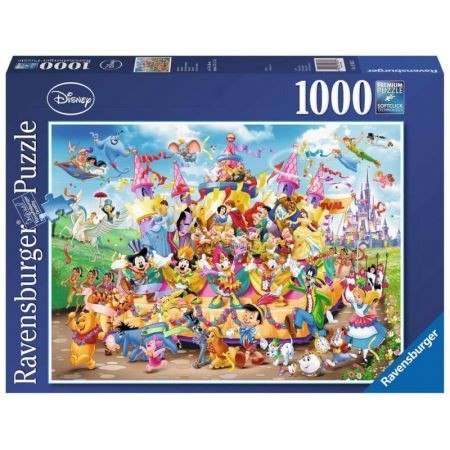 Ravensburger Puzzle 2D 1000 elementów: Karnawał postaci Disneya 19383