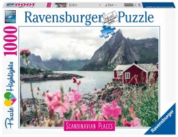 Ravensburger Puzzle 2D 1000 elementów: Puzzle skandynawskie domek 16740