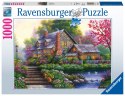 Puzzle 1000 elementów 2D z romantycznym domkiem na wsi