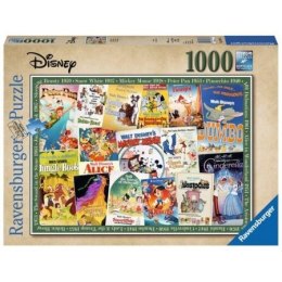 Ravensburger Puzzle 2D 1000 elementów: Stare plakaty z filmów Disney 19874
