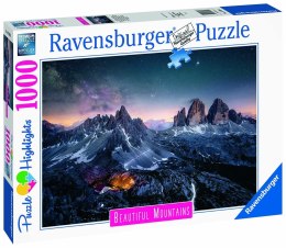Ravensburger Puzzle 2D 1000 elementów: Tre Cime Dolomity 17318