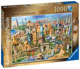 Ravensburger Puzzle 2D 1000 elementów: Zabytki świata 19798