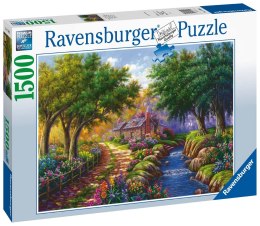 Ravensburger Puzzle 2D 1500 elementów: Chatka nad rzeką 17109