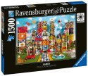 Ravensburger Puzzle 2D 1500 elementów: Dom z fantazją 17191