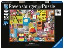 Puzzle z obrazkiem domek z kart Ravensburger 1500 elementów