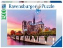 Ravensburger Puzzle 2D 1500 elementów: Katedra Notre Dame 16345