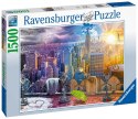 Ravensburger Puzzle 2D 1500 elementów: Nowy Jork w lecie i zimie 16008