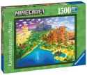 Ravensburger Puzzle 2D 1500 elementów: World of Minecraft 17189