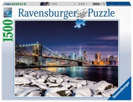 Ravensburger Puzzle 2D 1500 elementów: Zima w Nowym Jorku 17108