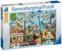 Ravensburger Puzzle 2D 5000 elementów: Duże miasto 17118