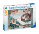 Ravensburger Puzzle 2D 5000 elementów: Michał Anioł - Stworzenie Adama 17408