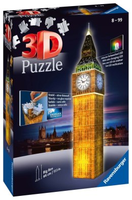Ravensburger Puzzle 3D Budynki nocą: Big Ben 216 elementów 12588