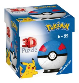 Ravensburger Puzzle 3D Kula: Pokemon niebieska 54 elementy 11265