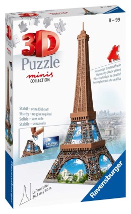 Ravensburger Puzzle 3D Mini budynki: Wieża Eiffel 54 elementy 12536
