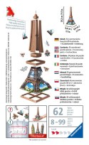 Ravensburger Puzzle 3D Mini budynki: Wieża Eiffel 54 elementy 12536