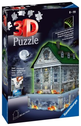 Ravensburger Puzzle 3D Nawiedzony dom świecący w ciemności 216 elementów 11254