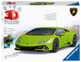 Ravensburger Puzzle 3D Pojazdy: Lamborghini Huracán Evo Verde 108 elementów 11299