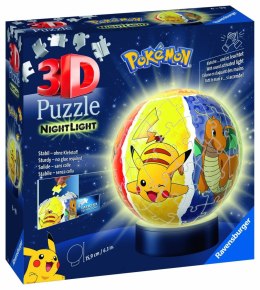 Ravensburger Puzzle 3D Świecąca Kula: Pokemon 72 elementy 11547
