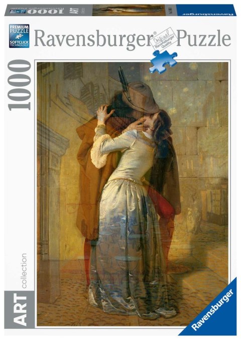 Ravensburger Puzzle dla dorosłych 2D: 1000 elementów ART Collection - Pocałunek 15405