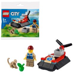 Klocki LEGO 30570 City Poduszkowiec ratowników dzikich  zwierząt 5+