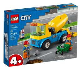 Klocki Lego CITY 60325 Ciężarówka z betoniarką 4+