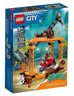 Klocki Lego CITY 60342 Wyzwanie kaskaderskie: atak rekina