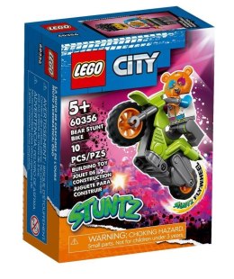 Klocki Lego CITY 60356 Motocykl kaskaderski z niedźwiedziem 5+