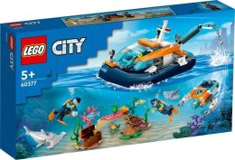 Klocki Lego CITY 60377 Łódź do nurkowania badacza 5+