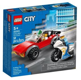 Klocki Lego CITY 60392 Motocykl policyjny - pościg 5+
