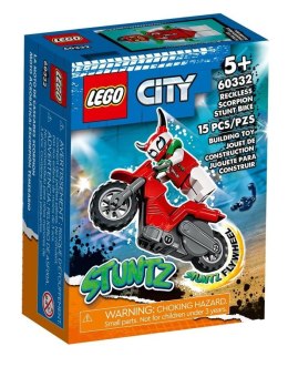 klocki Lego CITY Motocykl kaskaderski brawurowego skorpiona 5+