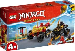 Klocki Lego NINJAGO 71789 Bitwa samochodowo-motocyklowa między Kaiem a Rasem 4+