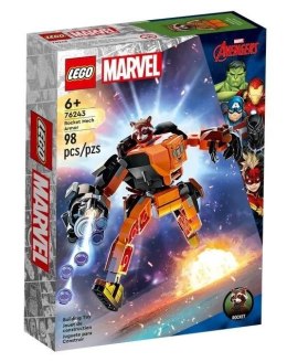 Klocki Lego SUPER HEROES 76243 Mechaniczna zbroja Rocketa 6+