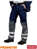spodnie robocze do pasa Prom-T Reis granatowo-szare