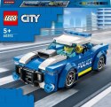 Klocki LEGO City Radiowóz Samochód Policyjny 60312 5+