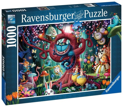 Ravensburger Puzzle 2D 1000 elementów: Prawie wszyscy są szaleni (Alicja w krainie czarów) 16456