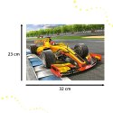 CASTORLAND Puzzle 60 elementów Racing Bolide on Track - Samochód wyścigowy 5+