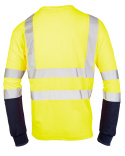 Polstar Brixton Flash koszulka robocza odblaskowa długi rękaw 50/50 żółto-czarna