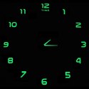 Zegar ścienny fluorescencyjny 50-60cm 12 cyfr