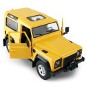 Autko R/C Land Rover Defender 1:14 RASTAR Żółty