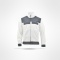 BLUZA ROBOCZA SKIPER SARA WORKWEAR BIAŁO-SZARA