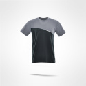 koszulka robocza Comfort Plus Sara Workwear czarno-szara