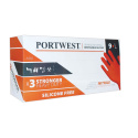Portwest A930 rękawice robocze jednorazowe Orange HD (100 sztuk)