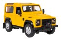 Autko R/C Land Rover Defender 1:14 RASTAR Żółty
