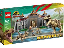 Klocki Lego JURASSIC WORLD 76961 Centrum dla odwiedzających: atak tyranozaura i raptora 12+