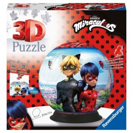 Ravensburger Puzzle 3D Kula: Miraculous 72 elementy 11167