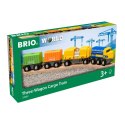 Brio Trzywagonowy pociąg towarowy 63398200