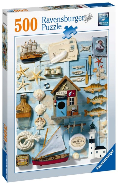 Ravensburger Puzzle 2D: Morskie klimaty 500 elementów 16588