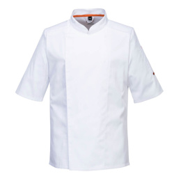 bluza robocza szefa kuchni Mesh Air Pro z krótkimi rękawami C746 Portwest biała
