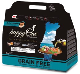 HappyOne Grain-Free Mediterraneum Small Breeds karma sucha dla psa sardynka 3kg
